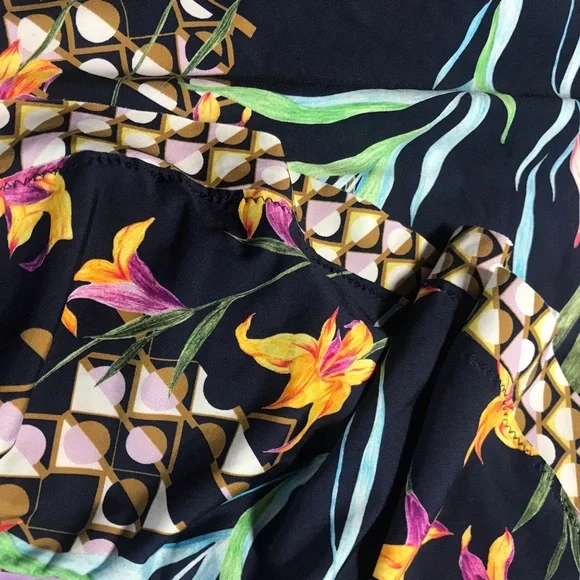 Trina Turk Fiji Ruffled Off Shoulder One Piece Flattering size 12 Large … - Picture 5 of 12